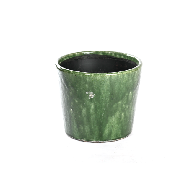 Deep Green Ceramic Planter