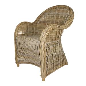 Woven Rattan Armchair