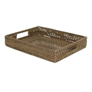 Woven Rattan Rectangular Trays