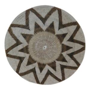 Woven Star Pattern Wall Basket
