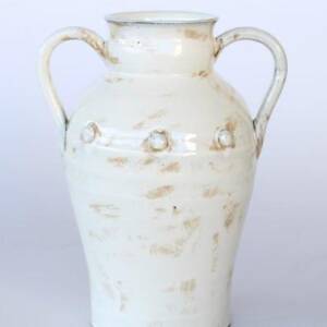 Distressed Ceramic Amphora Vase
