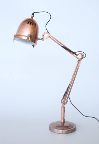 Antique Copper Adjustable Desk Lamp