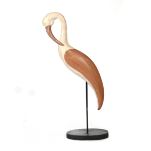 Carved Wood Bird Sculpture
