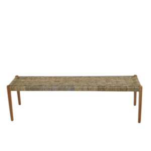 Woven Cane Bench